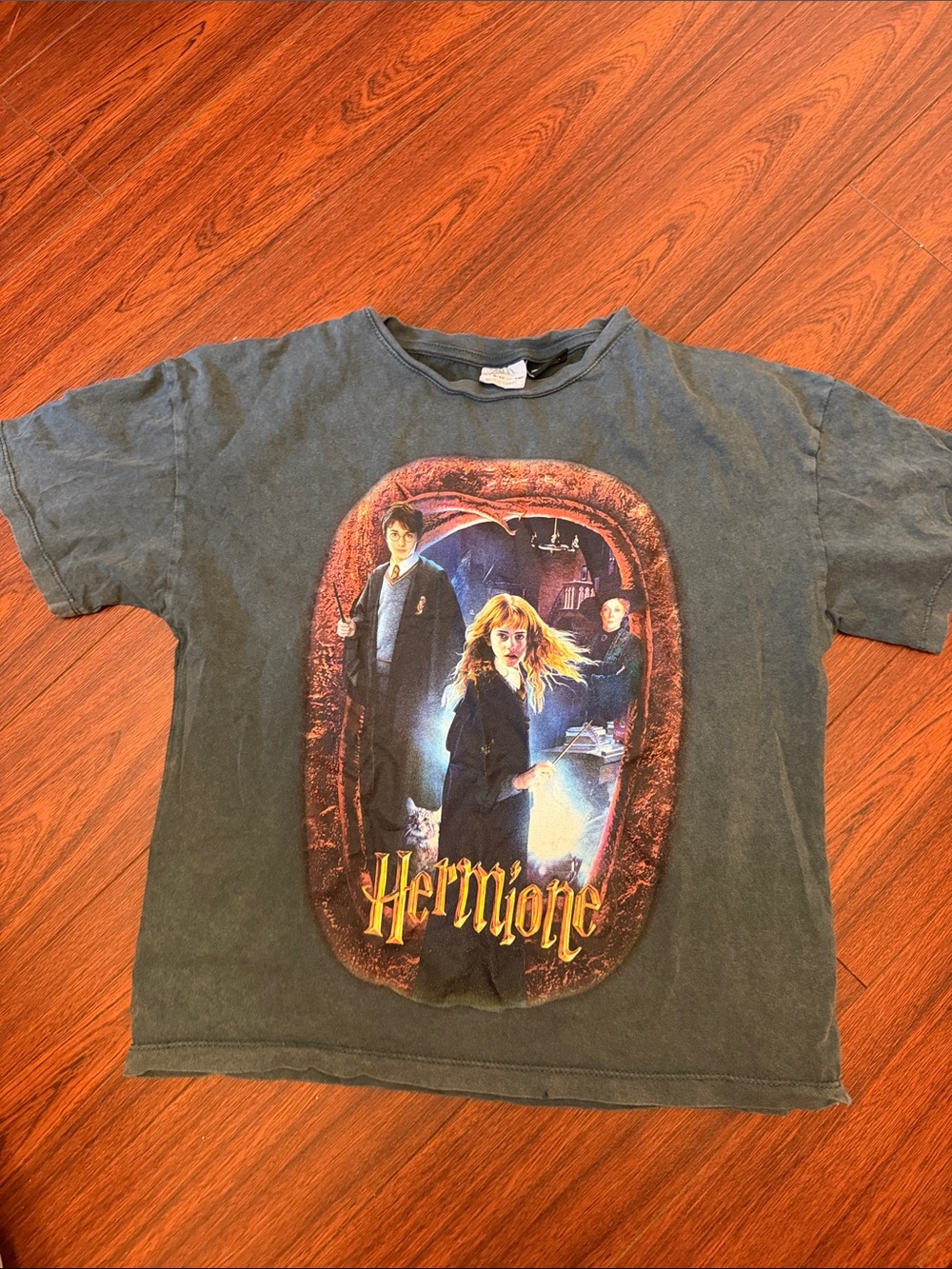 Zara Black Graphic Hermione Tee